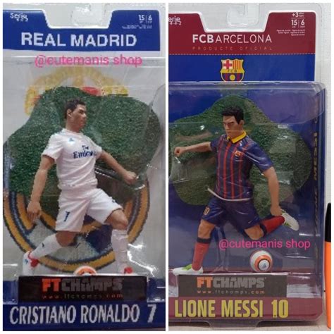 Jual Action Figure Pemain Sepak Bola Lionel Messi Christiano Ronaldo