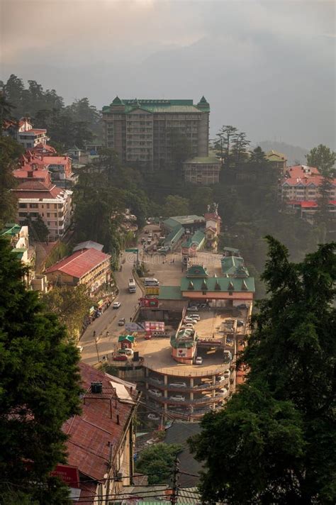 View Across The Valley From The Mall In Shimla Stock Image Image Of