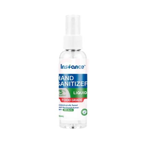 Jual INSTANCE HAND SANITIZER FOOD GRADE SPRAY 100ML Shopee Indonesia