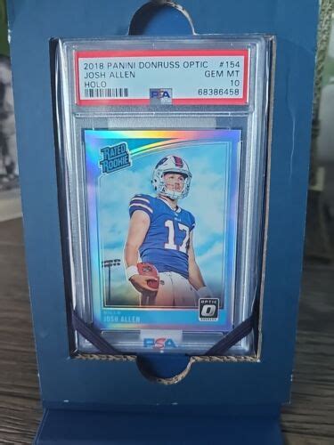 Panini Donruss Optic Josh Allen Holo Psa Gem Mint Ebay