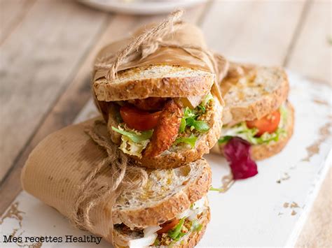 Sandwich Au Poulet Et Fromage Recette Facile Emporter