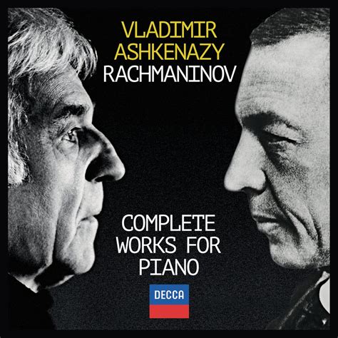 Rachmaninov Complete Works For Piano Vladimir Ashkenazy Sergei