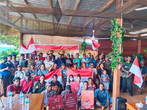 Komponen Masyarakat Papua Nyatakan Sikap Menolak Tegas Organisasi Papua