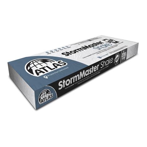 Atlas D Stormmaster Shake Black Shadow Impact Resistant Roofing