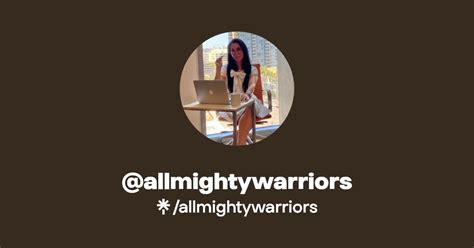 Allmightywarriors Instagram Facebook TikTok Linktree