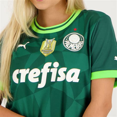 Puma Palmeiras Home Brazilian Champion Women Jersey Futfanatics