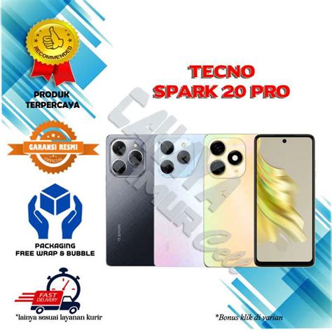 Jual Tecno Spark 20 Pro Ram 12 256gb Smartphone Garansi Resmi Di Seller