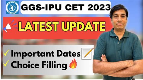 Ipu Cet Update Choice Filling For Courses Date Extended