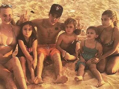 Justin Bieber Wraps His Arm Around Bikini Clad Hailey Baldwin Daily