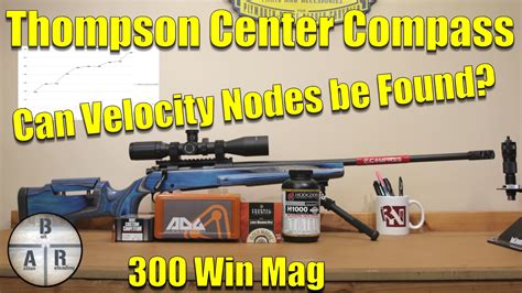 Thompson Center Compass 300 Win Mag Satterlee Load Development 220 Nosler Custom Comp With