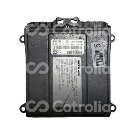 ECU MS6 3 Calculateur BOSCH Iveco Dail Renault COTROLIA