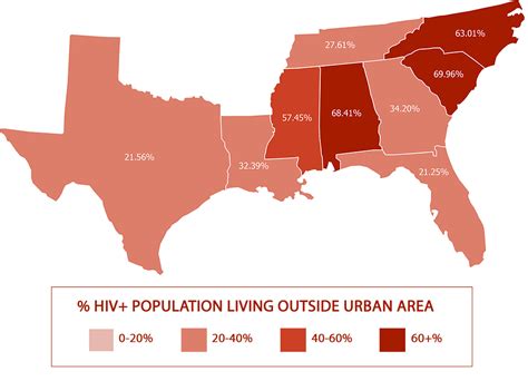 Hiv Rates By County Map