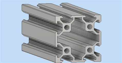 Aluminum Extrusion 4040 European Specifications By Rudy Martin Download Free Stl Model