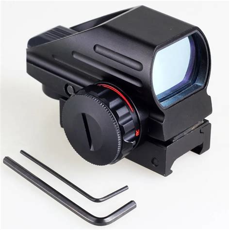 Red And Green Laser Sight Scope Dot Sight Tactical Reflex 4 Different Reticles Reticle Picatinny