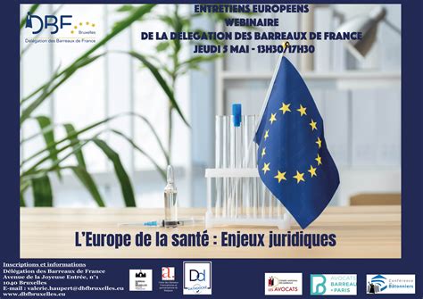 Entretiens Europeens Webinaire Leurope De La Sante Enjeux