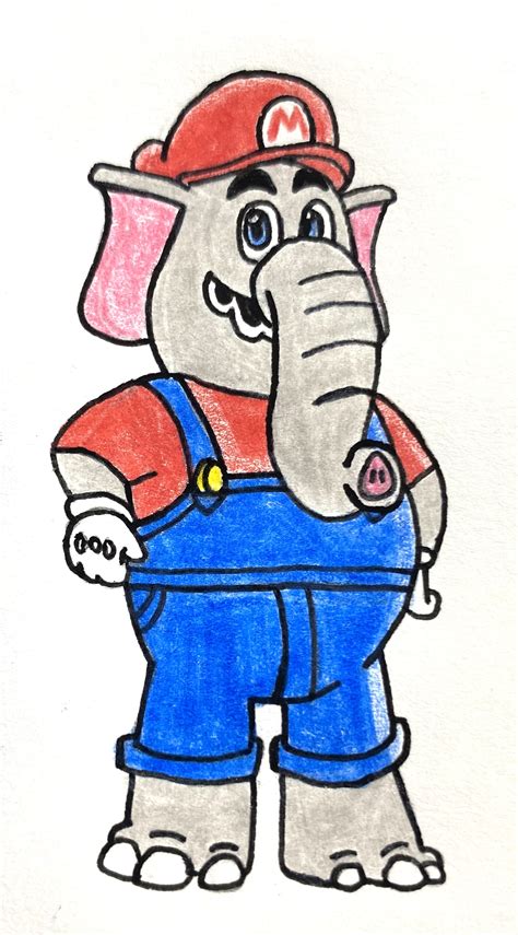 Elephant Mario By Samuelz079 On Deviantart