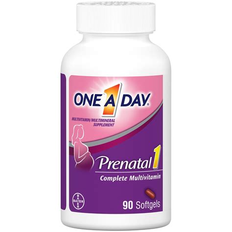 One A Day Complete Women S Prenatal Multivitamin With Folic Acid Dha