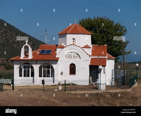 Holy Apostles Orthodox Church Agios Achillios Greece Stock Photo Alamy