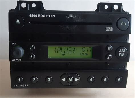 RADIO CD 4500 FORD FIESTA MK6 FUSION KOD SPRAWNE 13572889889