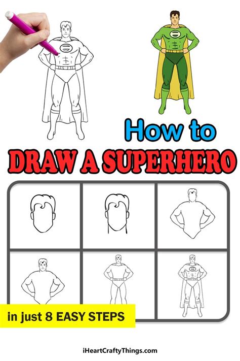 How To Draw A Superhero A Step By Step Guide In 2021 Drawings Draw