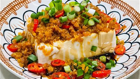 Simple Steamed Tofu Smooth And Delicious Its Better Than Fried More