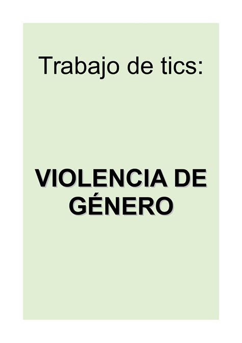 Calaméo Calameo Violencia De Genero