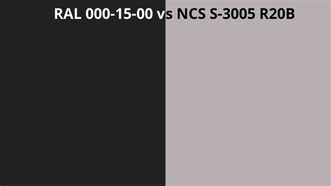 Ral 000 15 00 Vs Ncs S 3005 R20b Ral Colour Chart Uk