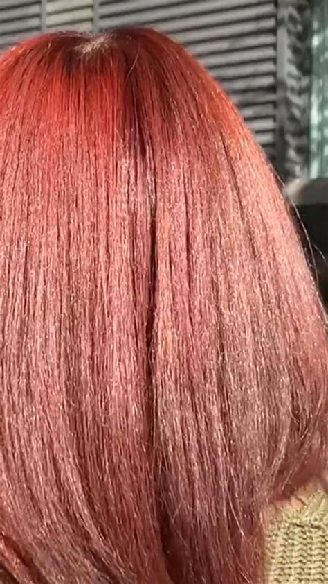 Ginger Color Natural Hair Dyed Hair Hair Dye Videos Dyed Natural Hair