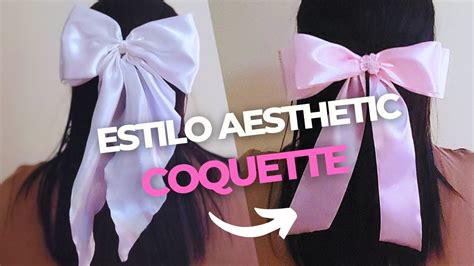 🎀como Hacer Lazos Coquette Para El Cabello 🎀comÓ Hacer Un MoÑo Coquette