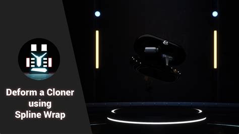 How To Deform A Cloner Using Spline Wrap Deformer In Cinema D Youtube