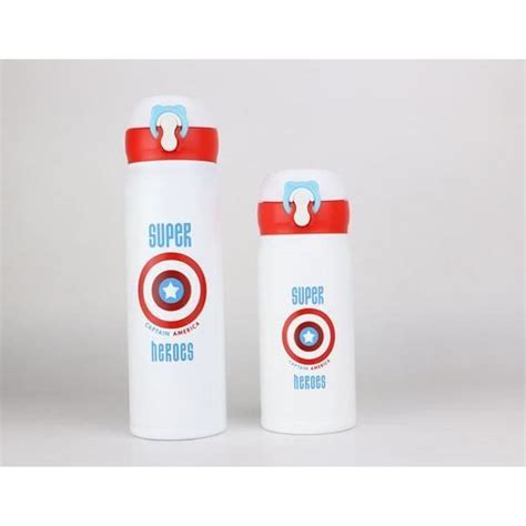 Gourde Bidon White Ml Gourde Thermos De Ml En Acier