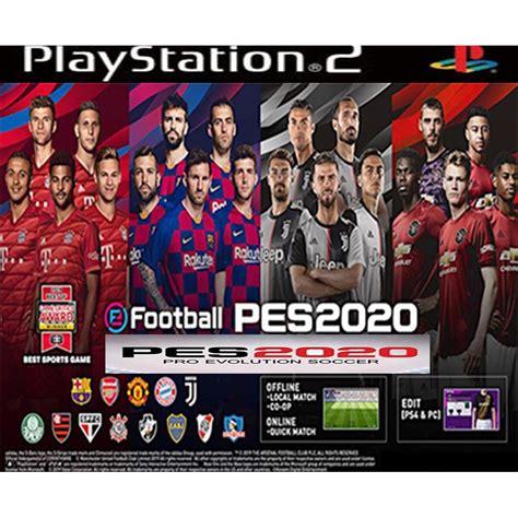 แผ่นเกมส์ Ps2 Pes Efootball Pro Evolution Soccer 2020 Update