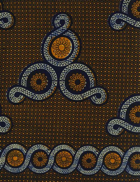 African Pattern Printed Textile From The Book African Textile