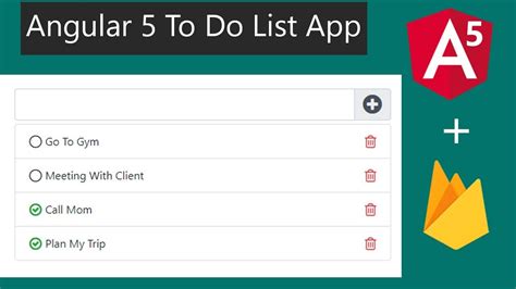 Angular To Do List App Within Minutes Youtube