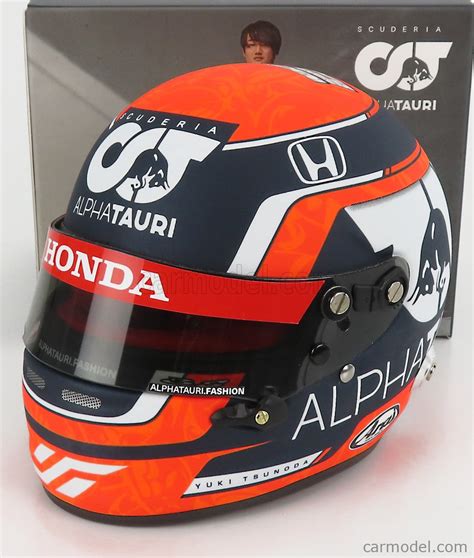 MINI HELMET 4100119 Scale 1/2 | ARAI HELMET F1 CASCO HELMET AT02 HONDA RA620H TEAM ALPHA TAURI N ...