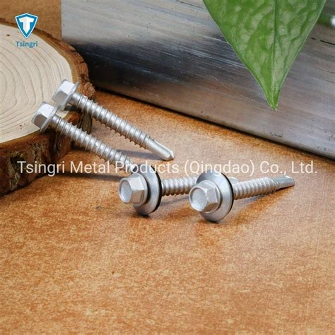 Tgr Tsingri Carbon Steel Ruspert Surface Hex Flange Washer Self