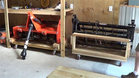 Workshop 11 Kubota Implement Storage Carts Youtube