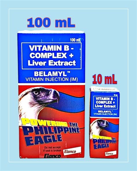 JWR AGRIVET BELAMYL 100mL And BELAMYL 10mL VITAMIN B COMPLEX