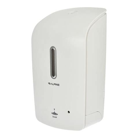 Alpine Industries White Automatic Commercial Soap Dispenser In The