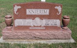 Ted Knierim 1903 1973 Mémorial Find a Grave