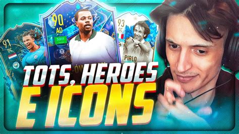 Grande Pack Opening Alla Ricerca Di Tots Heroes E Icons Youtube