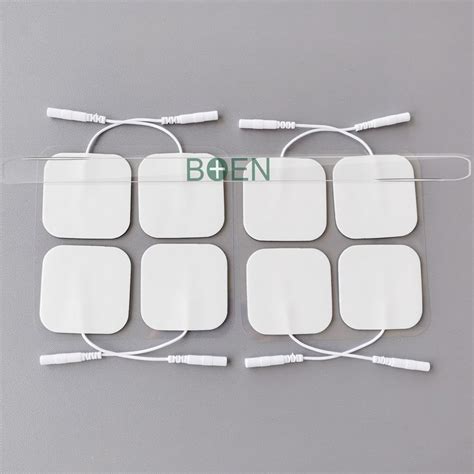 50x50mm Electrodos Tens Foam Material Electrode Pads For Tens Massage