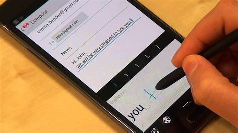 Рукописный ввод текста на Android: MyScript Stylus