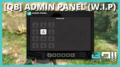 Qbcore Admin Panel Vehicles Tab Fivem Scripts Boii Development