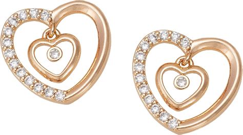 Update Heart Shaped Stud Earrings Gold Best Tdesign Edu Vn