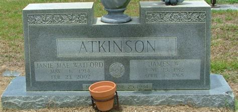 James W Atkinson 1912 1968 Mémorial Find a Grave