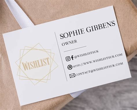 Etsy Business Card Fonts