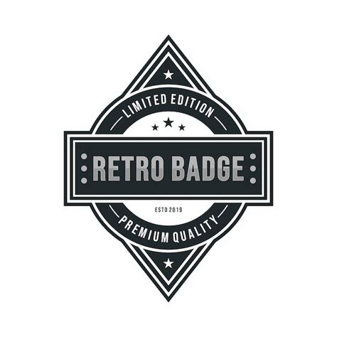 Premium Vector Classic Vintage Retro Label Badge Logo Design