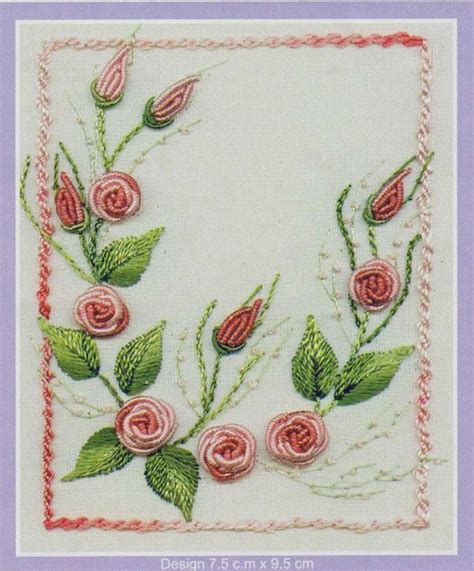 Broderi blomster, Broderi, Projekter