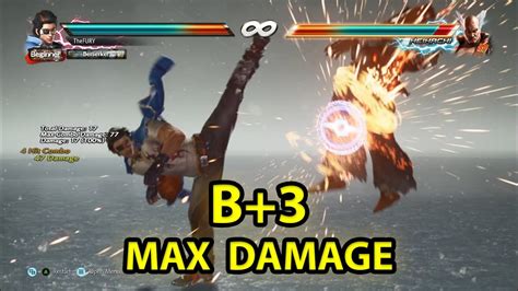 Hwoarang B3 Combos Max Damage YouTube